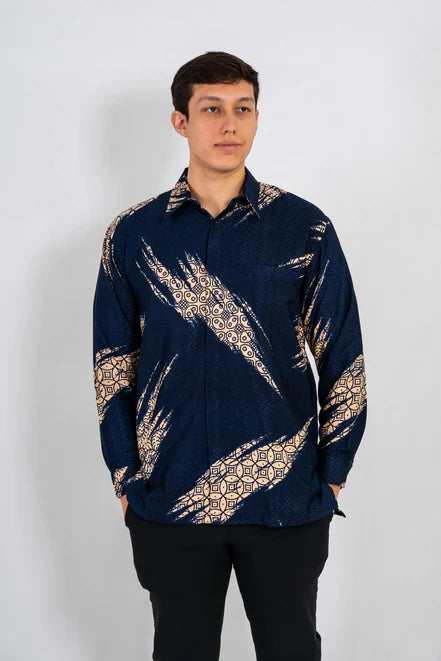 Men's Batik Shirt - Commander | Long Sleeves